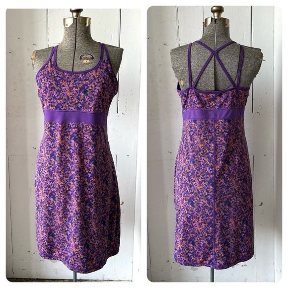 Gaiam Purple Digi Camo Tank Athletic Dress - Picture 1 of 16